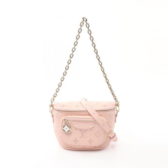 Louis Vuitton Mini Bum Bag Shoulder in Leather with Floral Monogram Pattern, ... - Picture 1 of 9